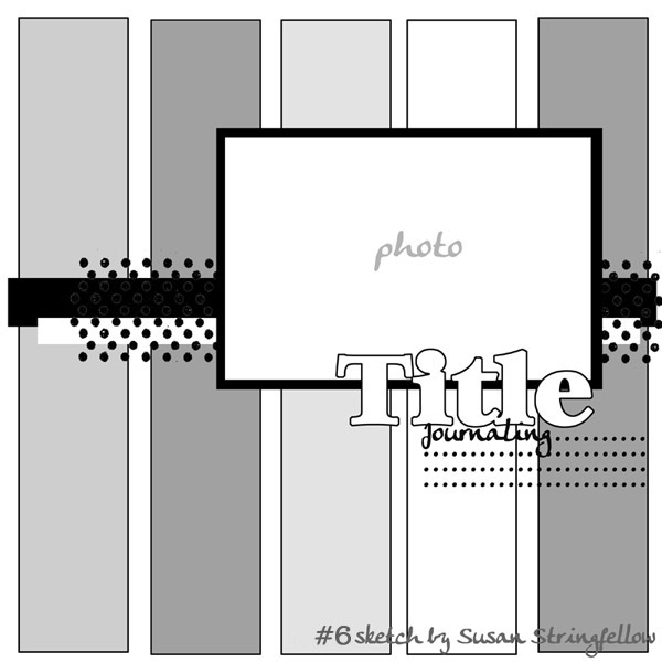 600x600 Ten Scrapbook Sketches To Start Your Day - Scrapbook Sketches