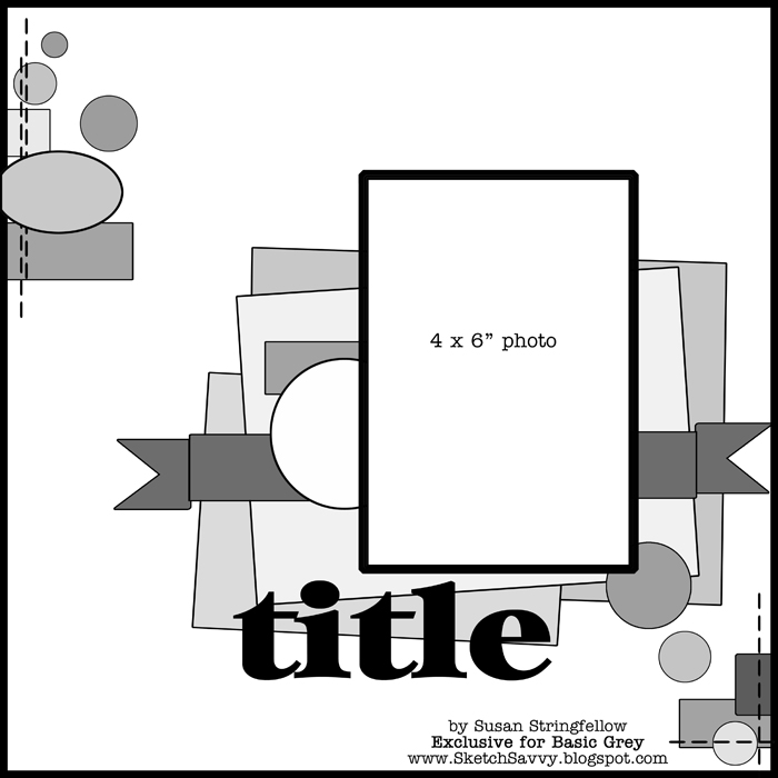 700x700 Basic Scrapbook Sketch 9.17.12 Basicgrey Blog - Scrapbooking Sketch