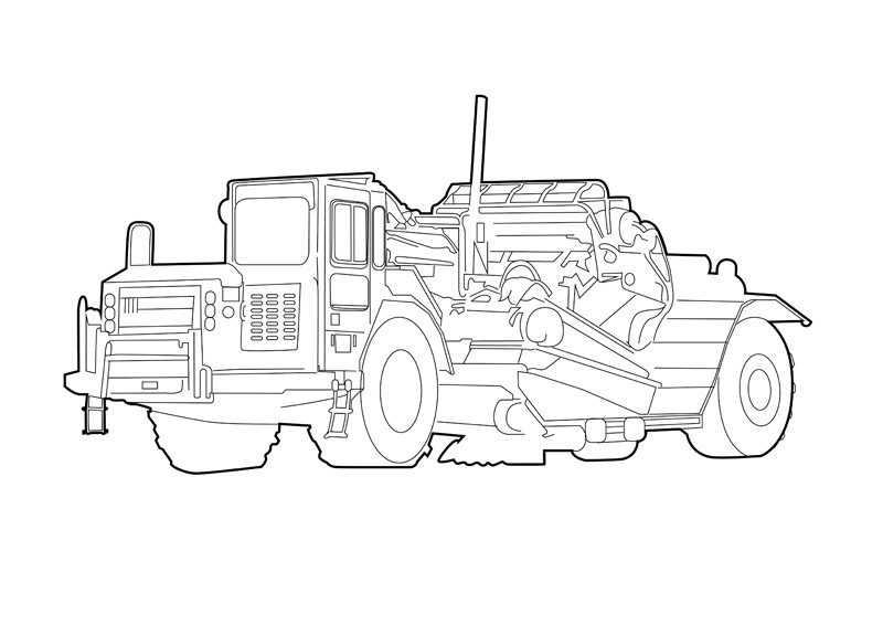 800x566 Scraper Earthmoving Truck And Trailer Guide - Scraper Sketch