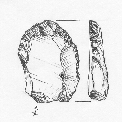 428x428 Filebronze Age Flint Short End And Side Scraper (Drawing) (Findid - Scraper Sketch