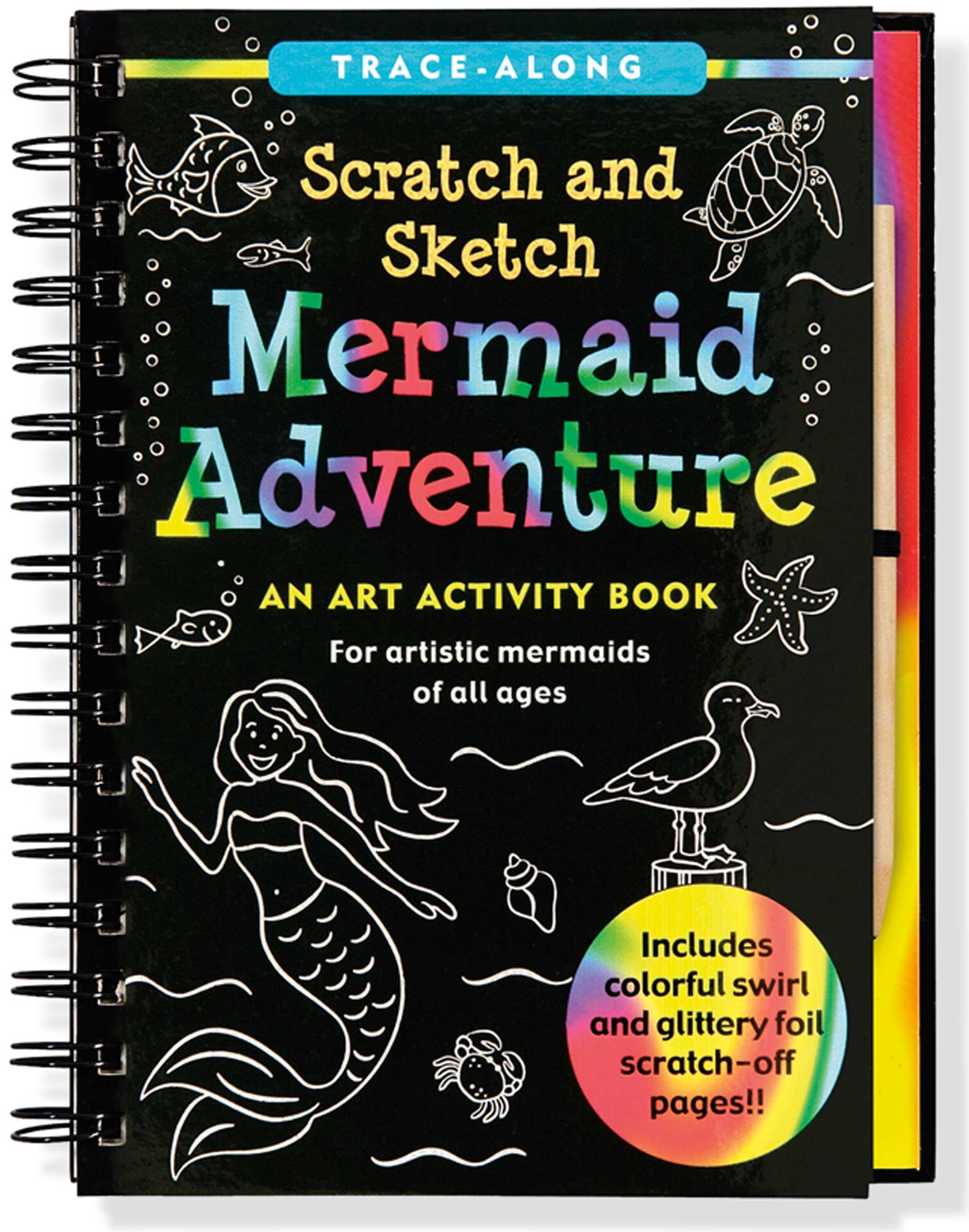 2046x2600 Mermaid Adventure Scratch Amp Sketch An Art Activity Book For - Scratch And Sketch Books