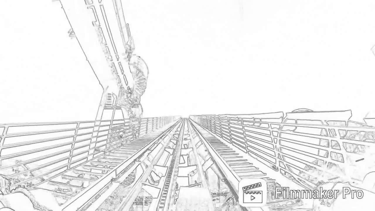 1280x720 Six Flags Magic Mountain Scream! Sketch - Scream Sketch