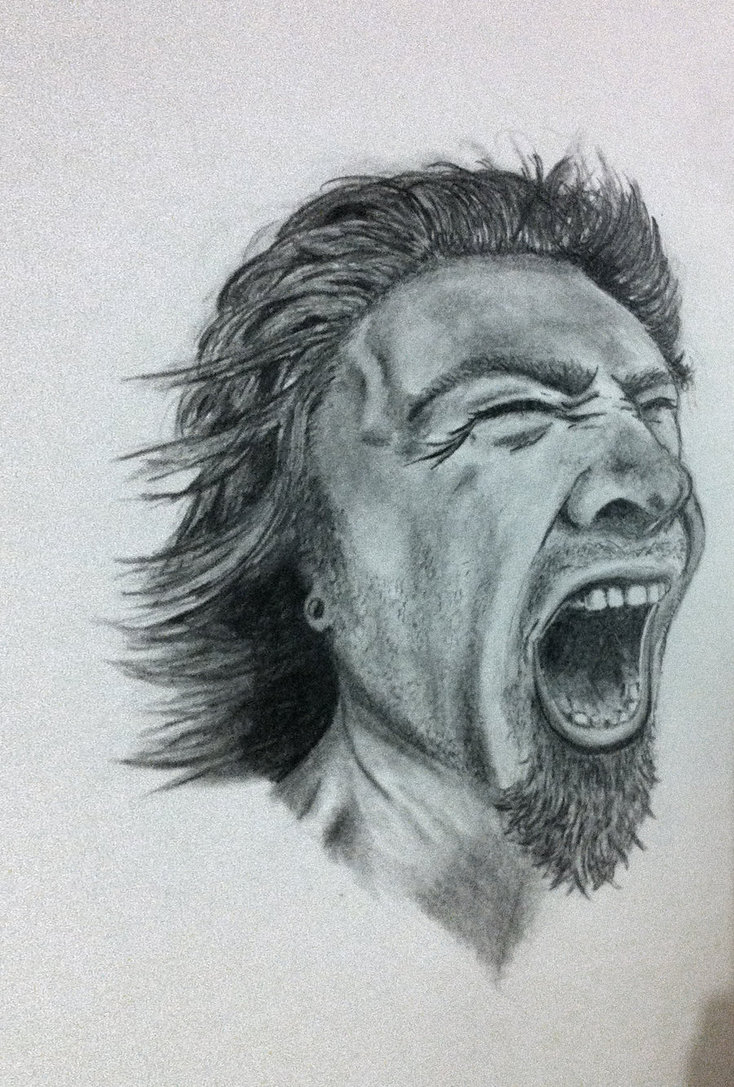 734x1087 Scream Sketch By Ruddy88 - Scream Sketch