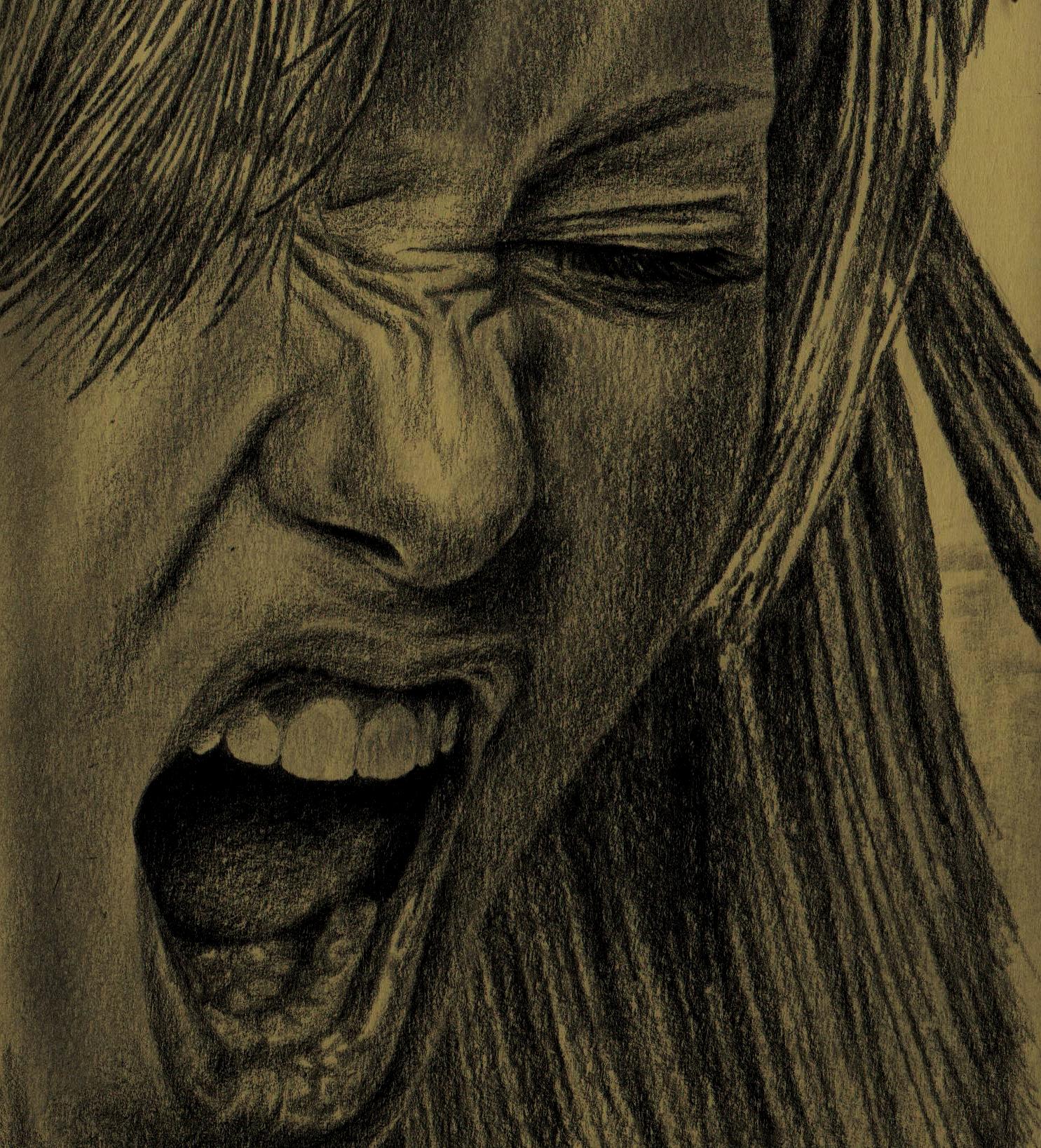 1485x1637 Silent Scream Lunch Sketch - Scream Sketch