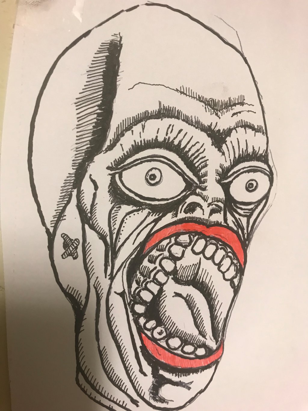 1024x1365 Scream Sketch By Awdwadwffwf - Scream Sketch
