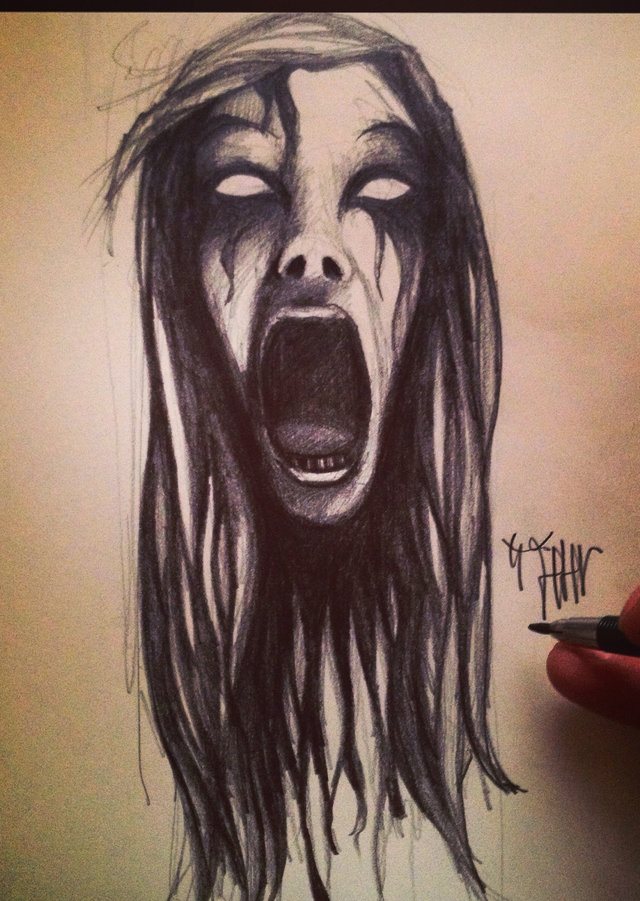 640x901 Sketch - Scream Sketch