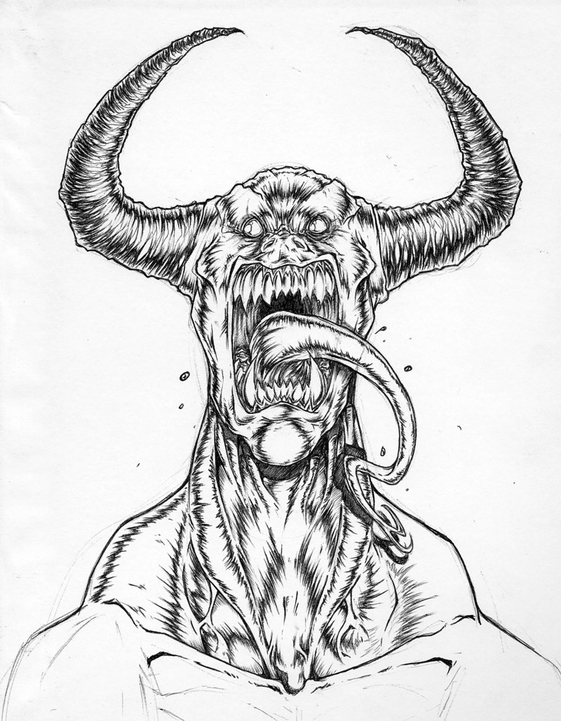 Demon drawing. Демон рисунок. Демон скетч. Наброски дьявол. Дьявол карандашом.