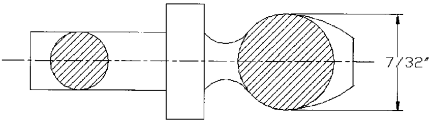 850x246 Sketch Of Parts Made On Automatic Screw Machine Download - Screw Sketch