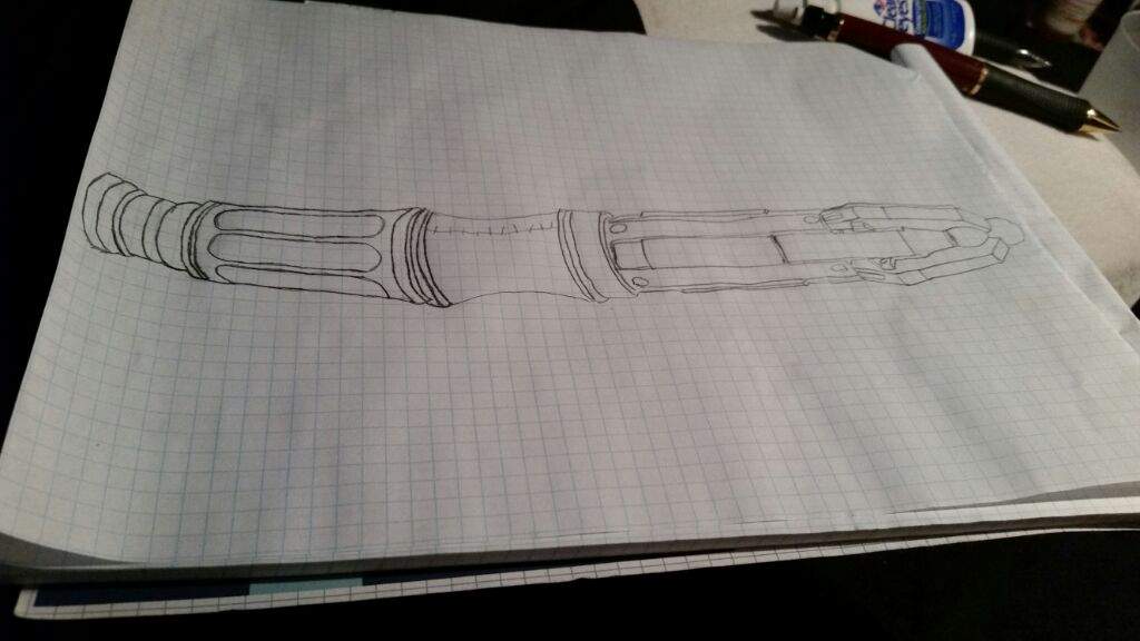 1024x576 Sonic Screwdriver Sketch Doctor Who Amino - Screwdriver Sketch