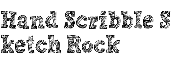 778x280 Hand Scribble Sketch Rock In Use - Scribble Sketch