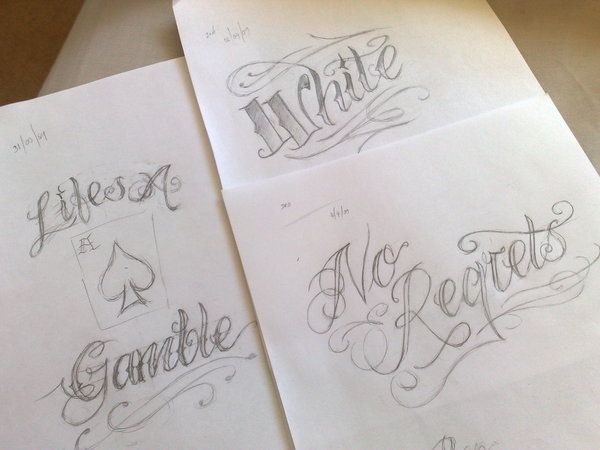 600x450 Lettering And Script Sketches By Whiteeedotcom - Script Sketch