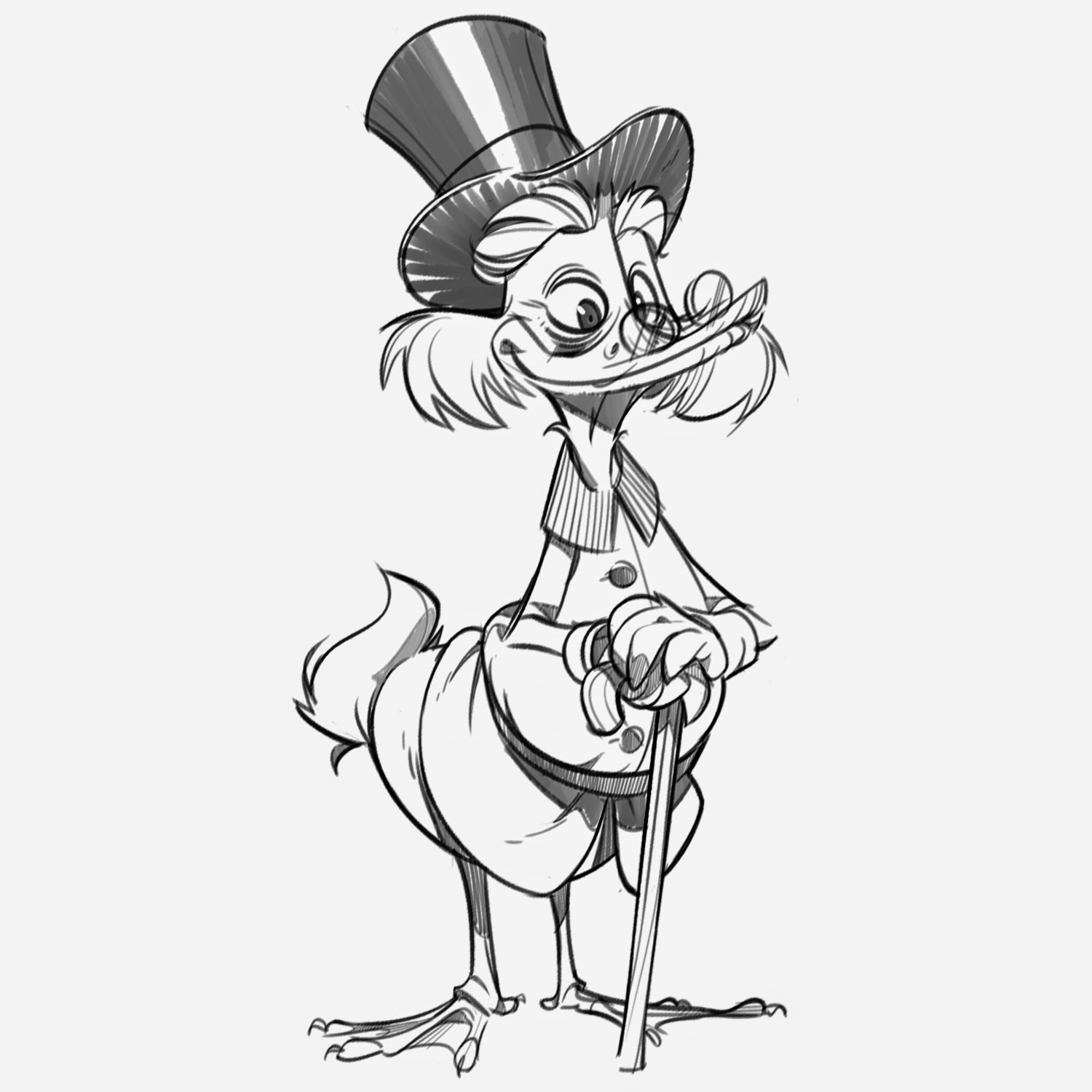 1500x1500 P.cohen Sketch Blog Scrooge Mcduck From Duck Tales! Another - Scrooge Mcduck Sketch