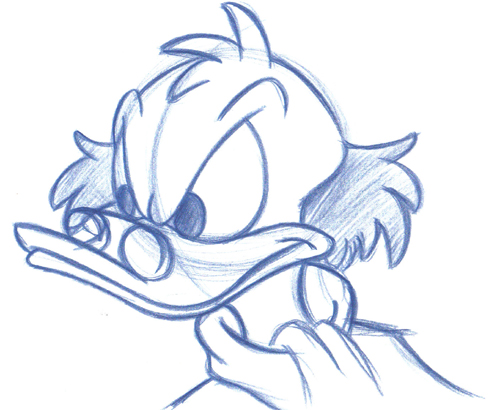 500x410 Scrooge Mcduck By Drschmitty - Scrooge Mcduck Sketch