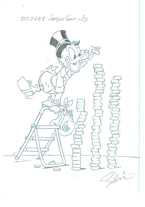 491x700 Disney - Scrooge Mcduck Sketch