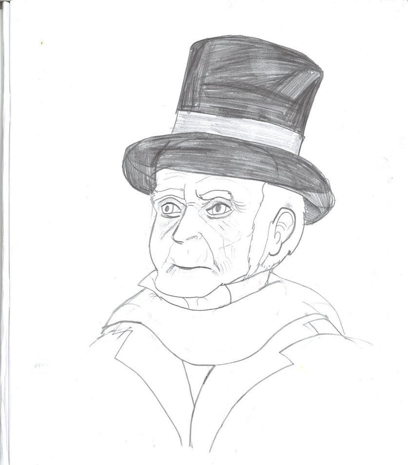 837x955 Ebenzer Scrooge Sketch By Omcgeachie - Scrooge Sketch