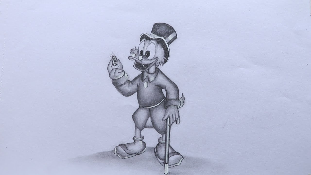 1280x720 How To Sketch - Scrooge Sketch