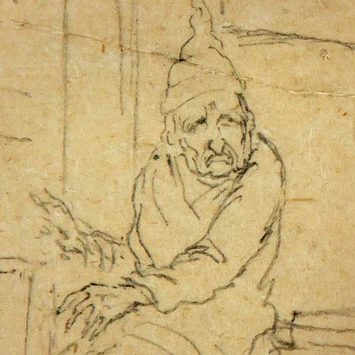 700x700 The First Scrooge - Scrooge Sketch