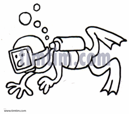 508x448 Free Drawing Of Scuba Diver Bw From The Category Sports - Scuba Diver Sketch