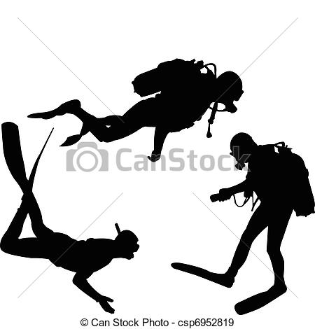 450x470 Diver Clipart Drawing - Scuba Diver Sketch