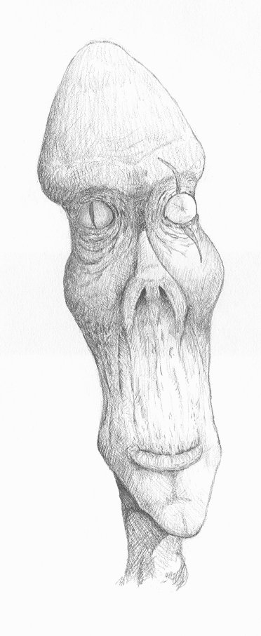 372x907 Sea Creature Sketch By Michaelpjohnson - Sea Creature Sketch