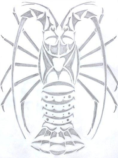 395x527 The First Sea Life Sketches That Launched Shark Zen - Sea Life Sketches