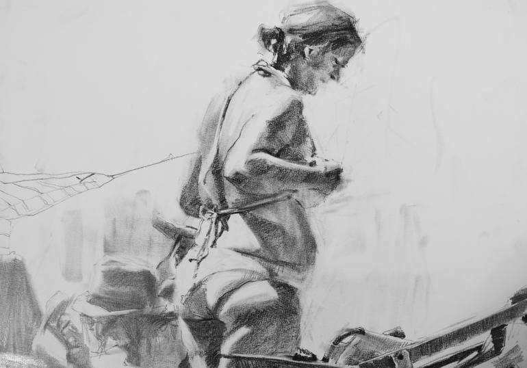 770x538 Sea Sketches 8 Drawing By Renata Domagalska Saatchi Art - Sea Sketch