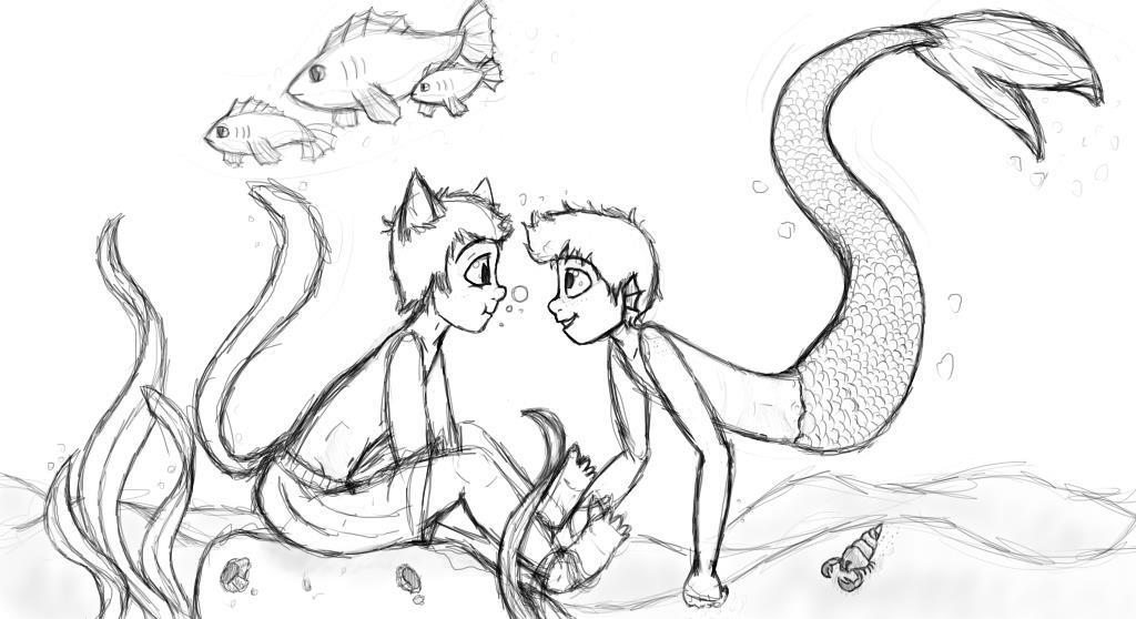 1024x558 Catfish Under The Sea - Sea Sketch