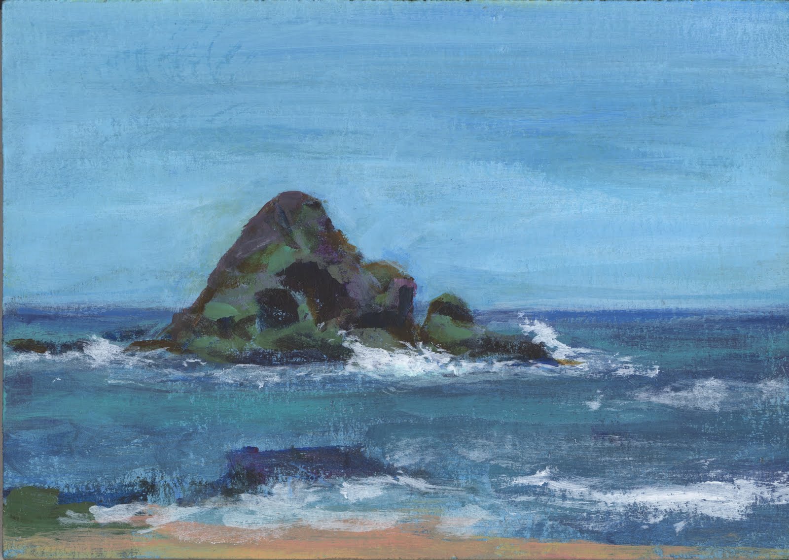 1600x1137 Days Gone By Plein Air Sea Sketch - Sea Sketch