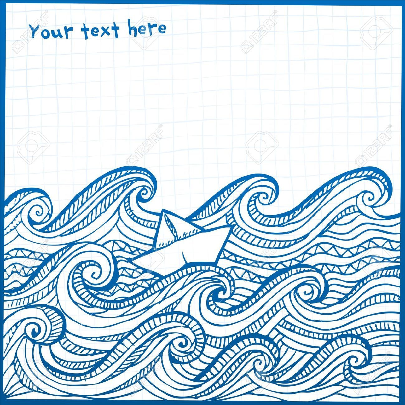 1300x1300 Photos How To Draw Sea Waves, - Sea Waves Sketch