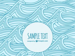 310x233 Sea Waves Sketch Free Vector Free Vectors Ui Download - Sea Waves Sketch