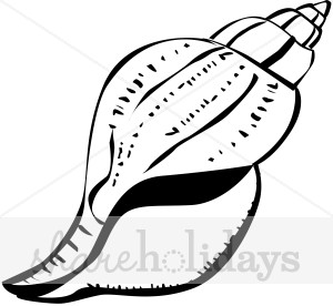300x276 Seashell Sketch Clipart Party Clipart Amp Backgrounds - Seashell Sketch