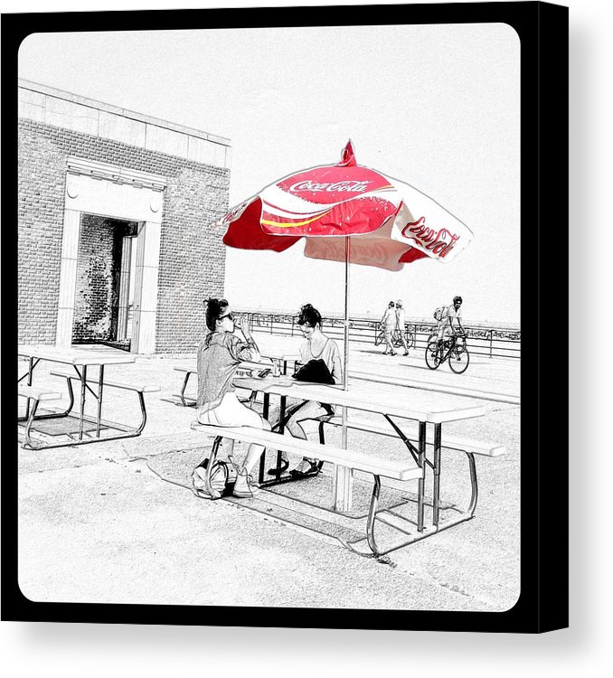 678x750 Seaside Sketch Canvas Print Canvas Art By Natasha Marco - Seaside Sketch