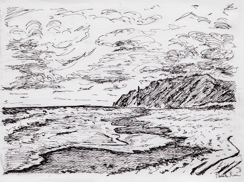 800x596 Seaside Sketches By Me Szkice I Tuszem. - Seaside Sketch