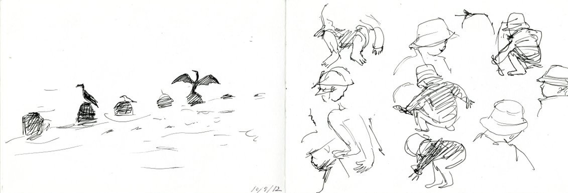 1131x386 Seaside Sketches Amy Hunter - Seaside Sketch