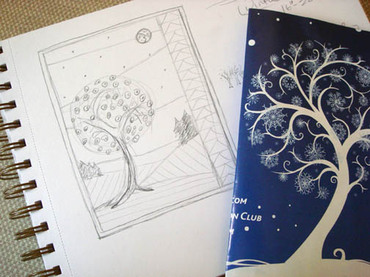 370x277 Lemon Tree Tales Four Seasons Quilt Swap - Seasons Sketch