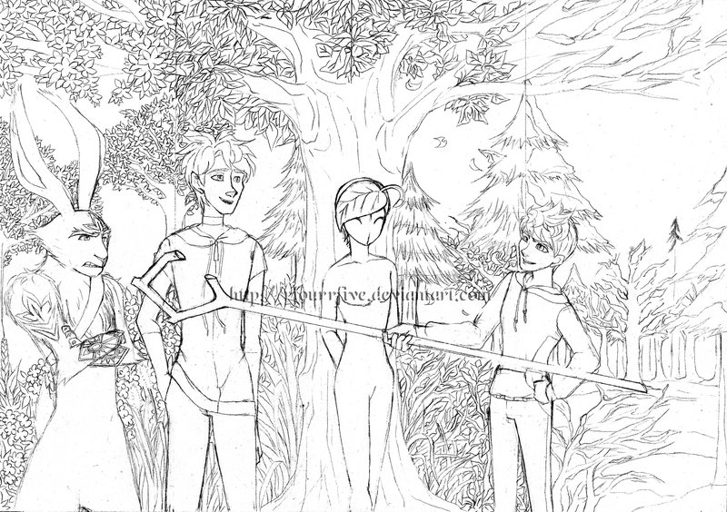 800x564 Spirit Of Four Seasons Sketch By Rfourrfive - Seasons Sketch