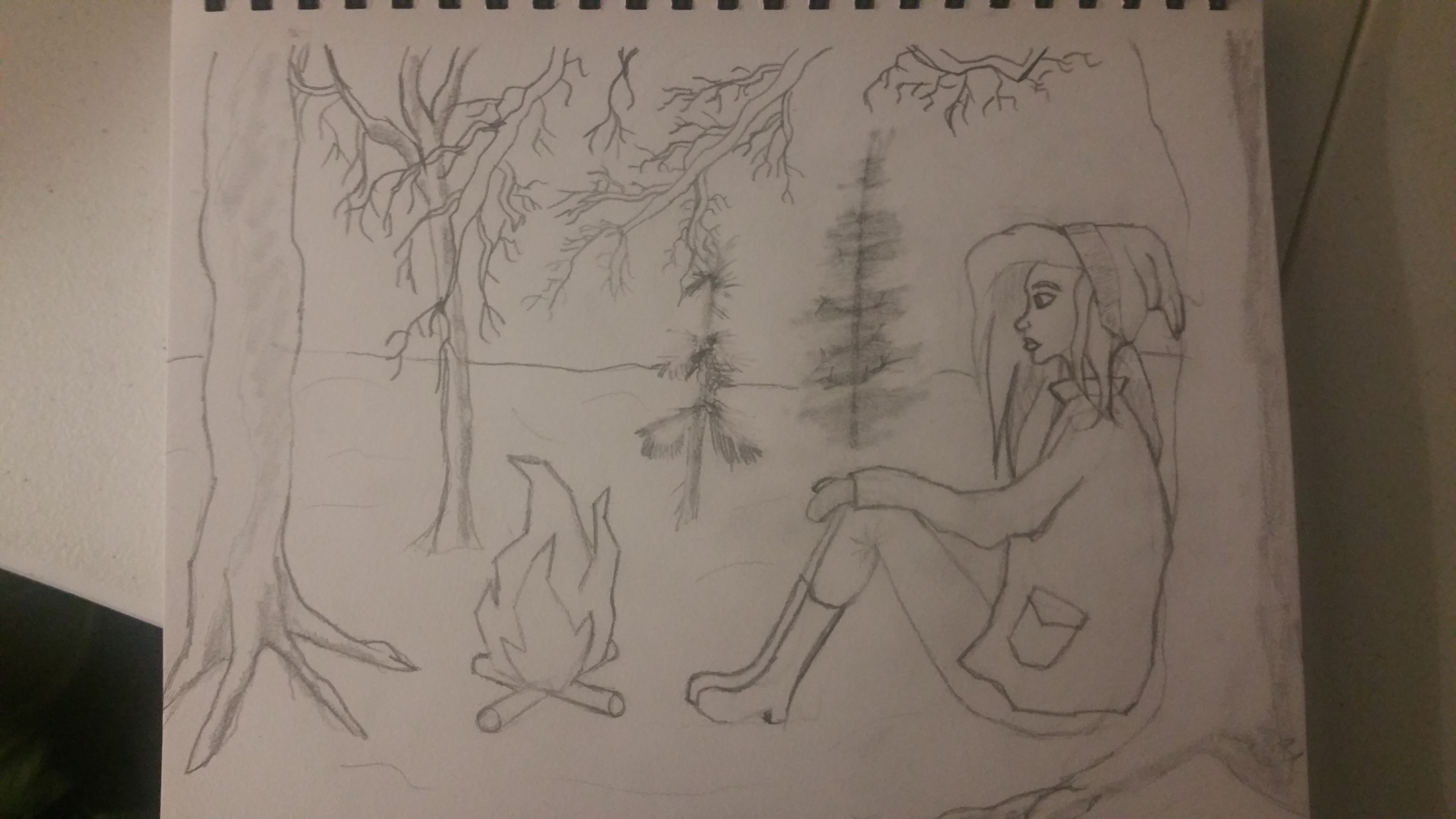 5312x2988 Wandering Seasons Sketch By Loligami On Newgrounds - Seasons Sketch