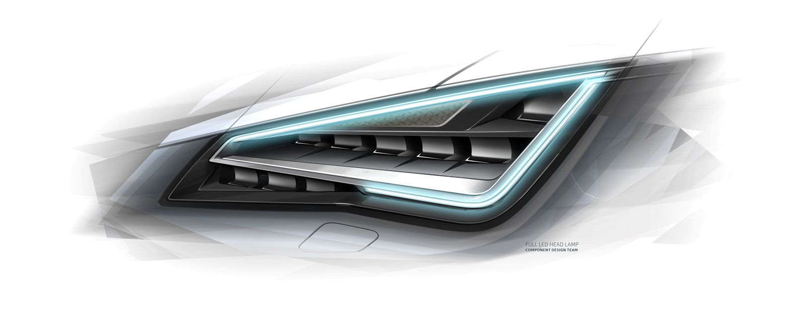 1600x642 Seat Leon St - Seat Sketch