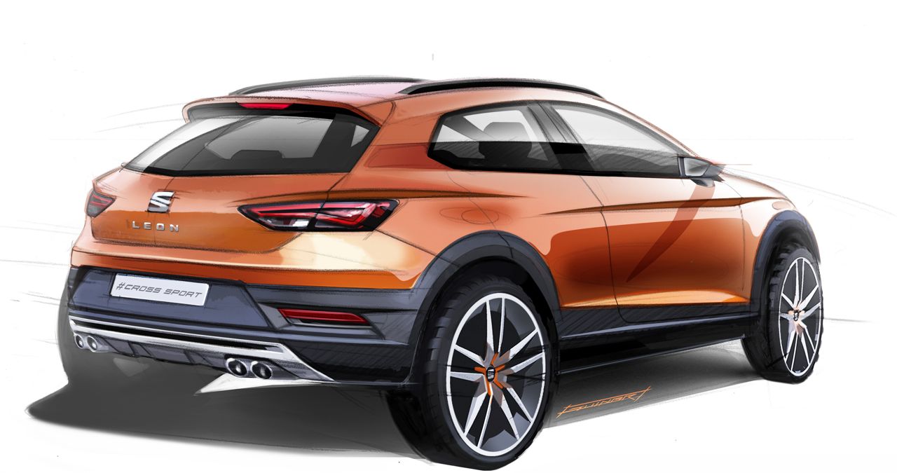 1280x675 2015 Seat Leon Cross Sport - Seat Sketch