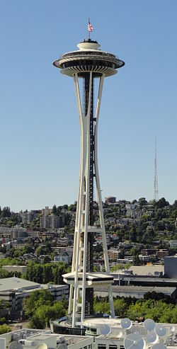 250x493 Space Needle - Seattle Space Needle Sketch