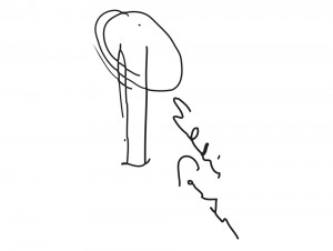 300x226 Space Needle History - Seattle Space Needle Sketch