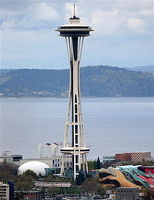 154x200 The Space Needle A Washington Landmark - Seattle Space Needle Sketch