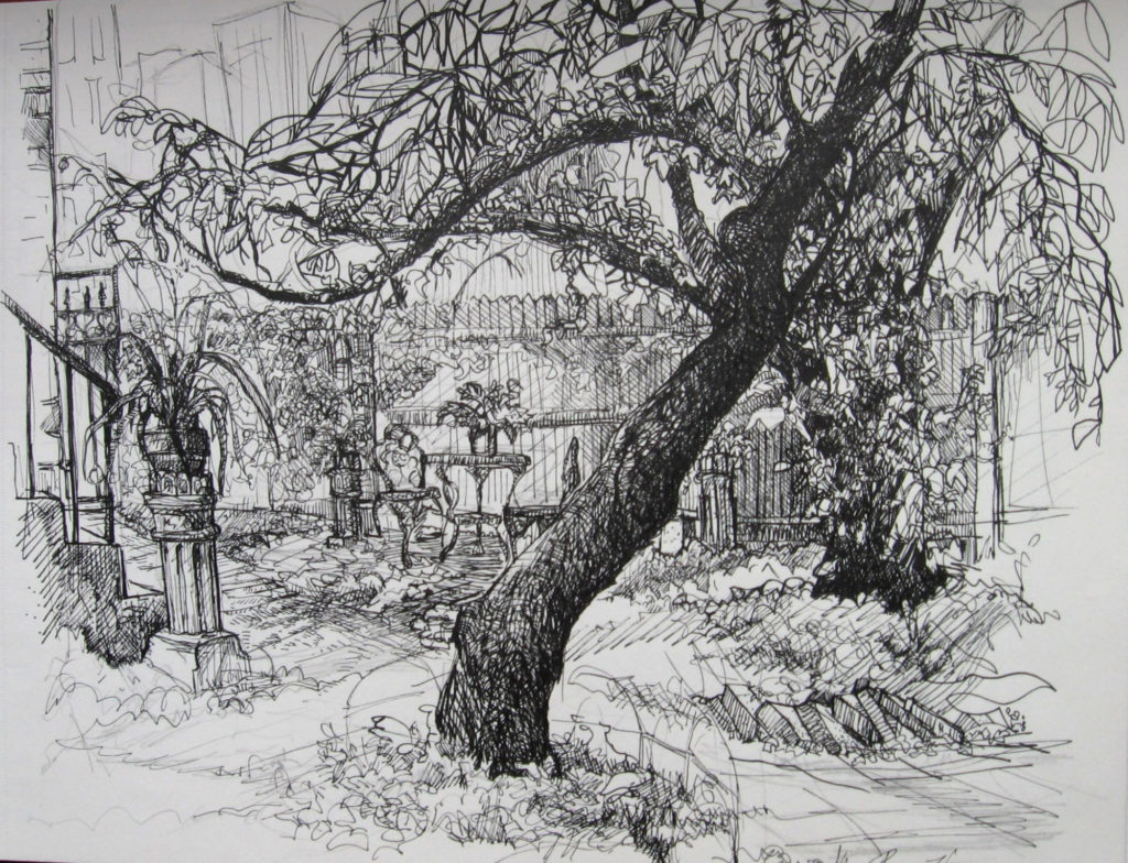 1024x784 Secret Gardens In Black And White - Secret Garden Sketch