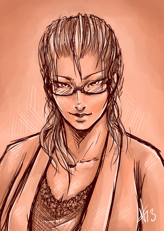 566x800 Secretary - Secretary Sketch