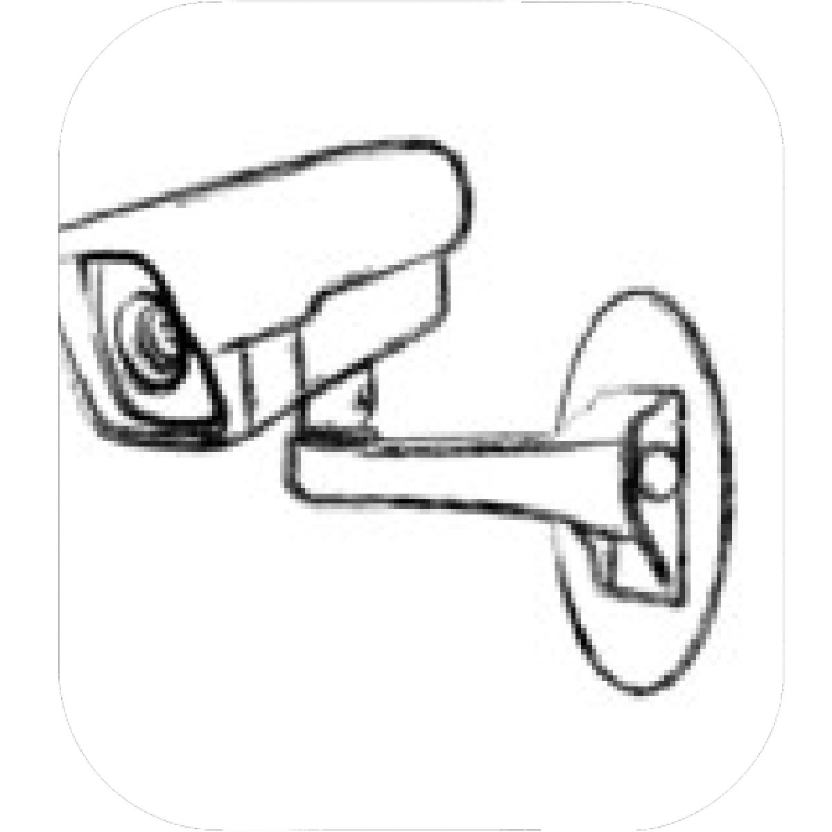 1200x1200 Designs Mein Mousepad Design Mousepad Selbst Designen - Security Camera Sketch