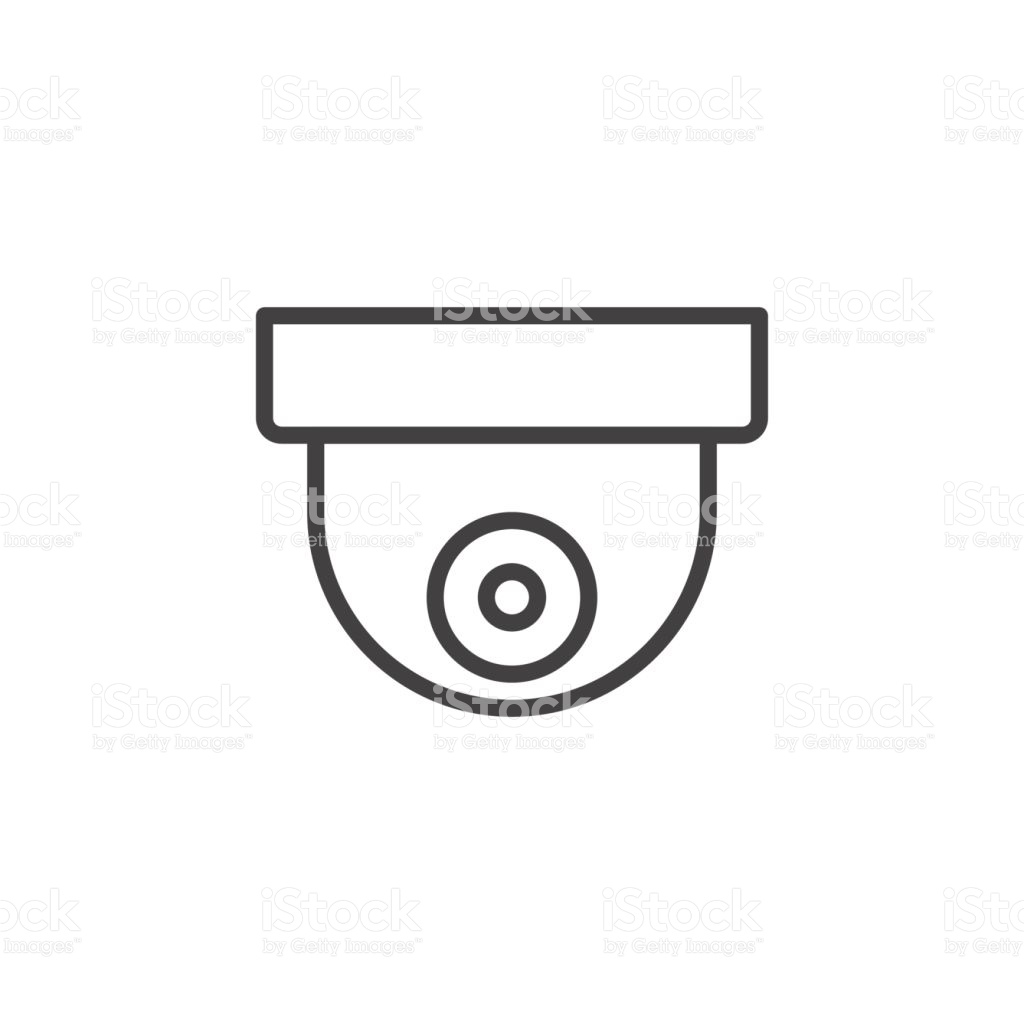 1024x1024 Dome Clipart Cctv Camera - Security Camera Sketch