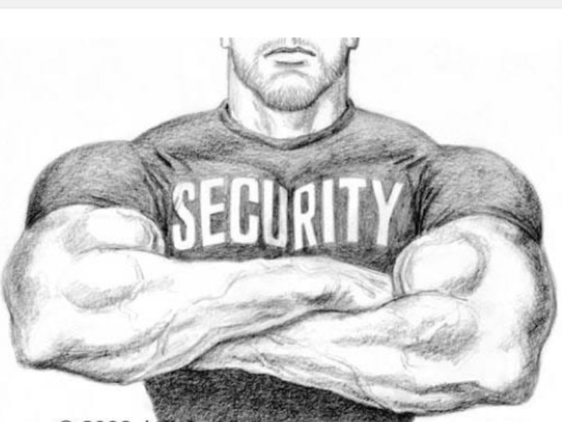 809x607 Private Security Guard In San Jose, Ca - Security Guard Sketch