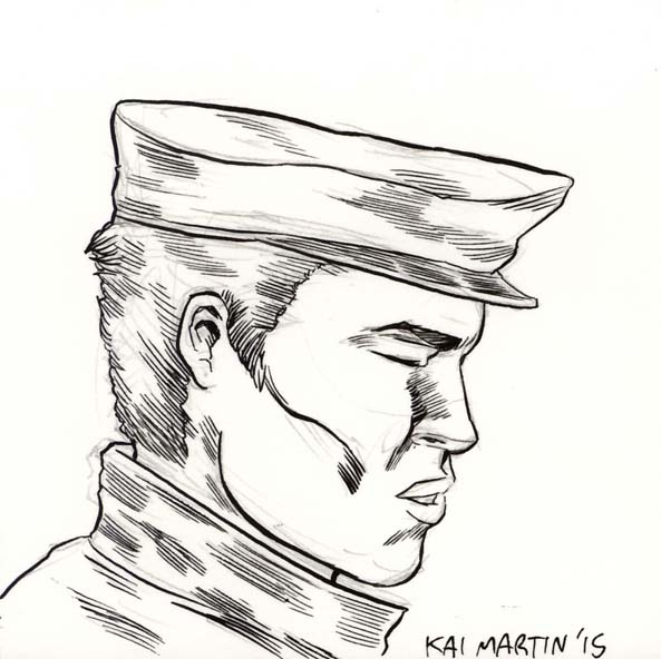 593x592 Security Guard - Security Guard Sketch