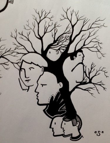 375x487 Trees And I (Seesaw) - Seesaw Sketch