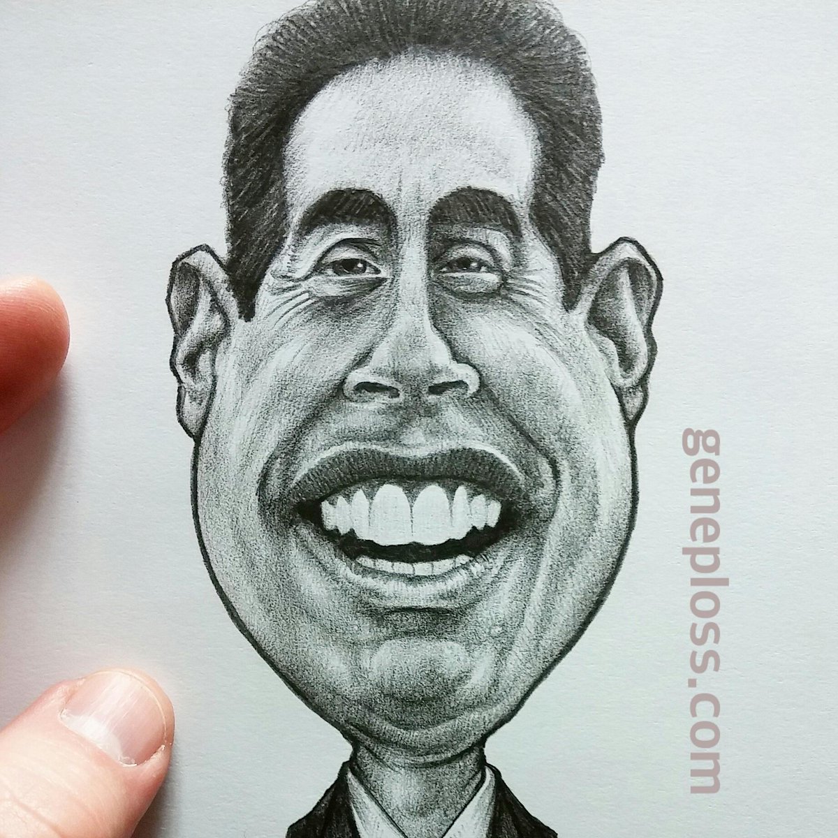 1200x1200 Gene Ploss On Twitter Funny Man! New Pencil Caricature - Seinfeld Sketch